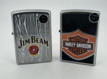 Jim Beam Harley Davidson Motorcycles Zippo Lighter