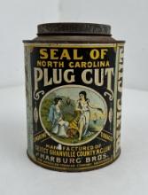 Seal of North Carolina Plug Cut Tobacco Tin