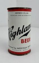 Highlander Beer Can Missoula Montana