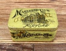 Maryland Club Mixture Tobacco Tin Can