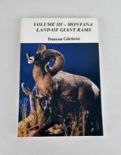 Montana Land Of Giant Rams Volume III Signed