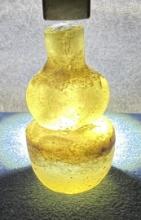 Time of Christ Ancient Roman Bottle Amber Yellow