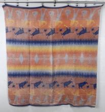 Antique Beacon Indian Camp Blanket