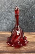 Fenton Paisley Glass Bell