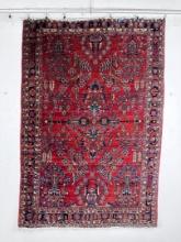 Antique Persian Heriz Oriental Rug