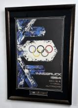 1964 Innsbruck Winter Olympics Poster Pins