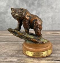Mitch Billis Montana Grizzly Bear Bronze