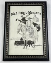 McAllister Montana Centennial Celebration Print