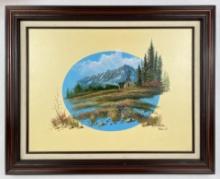 JD Mackin Montana Glacier Park Oil Painting