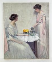 Frederick Kress Painting Ladies in Pastel