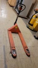 PALLET JACK MANUAL, FORK WHEELS NEED TO BE REPLACED