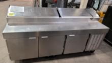 SANDWICH PREP SS REFRIGERATED WORK TABLE
