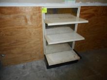 3 FT WIDE X 4 FT TALL WALL SHELVING