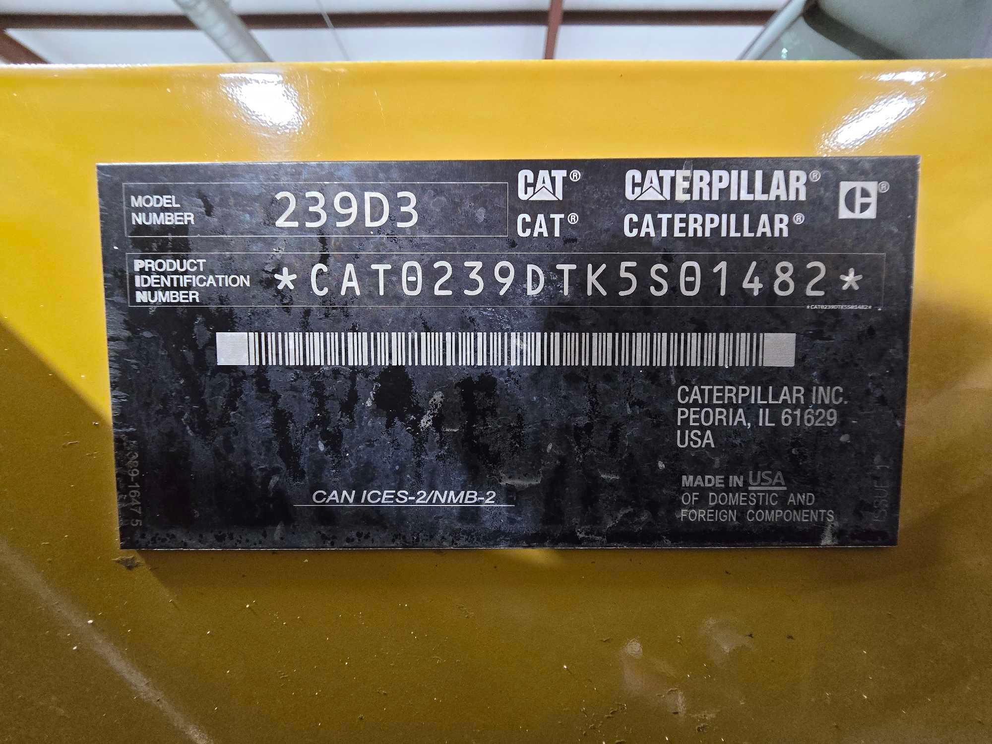 2022 Caterpillar 239D3 Skid Steer Loader