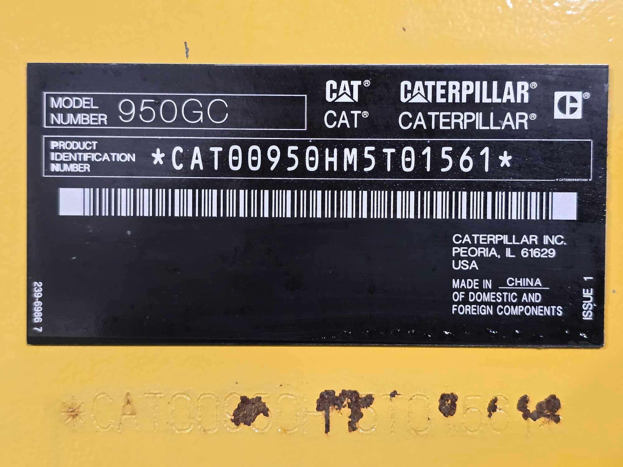 2019 Caterpillar 950GC Wheel Loader