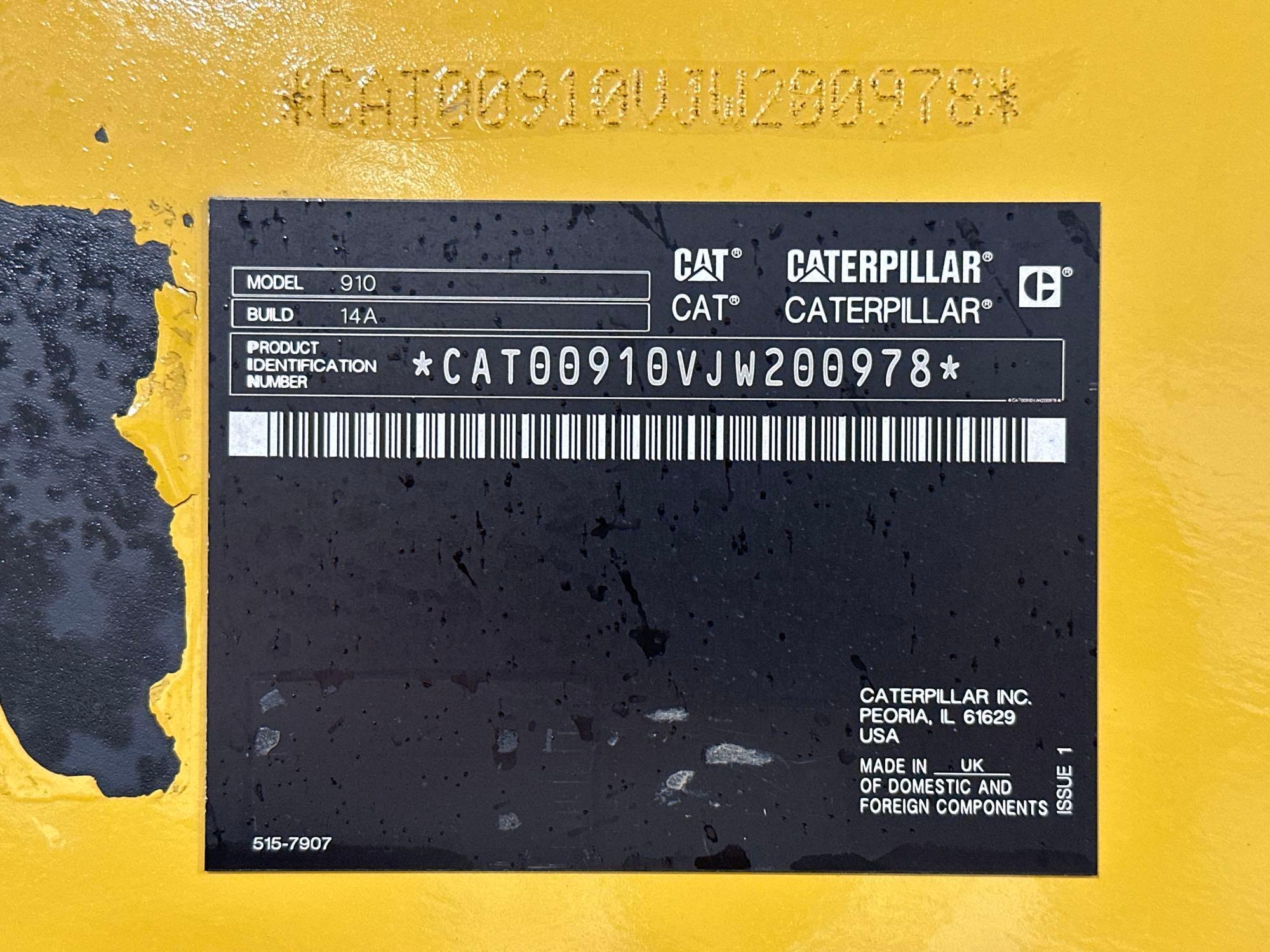 2022 Caterpillar 910 Next Gen Wheel Loader