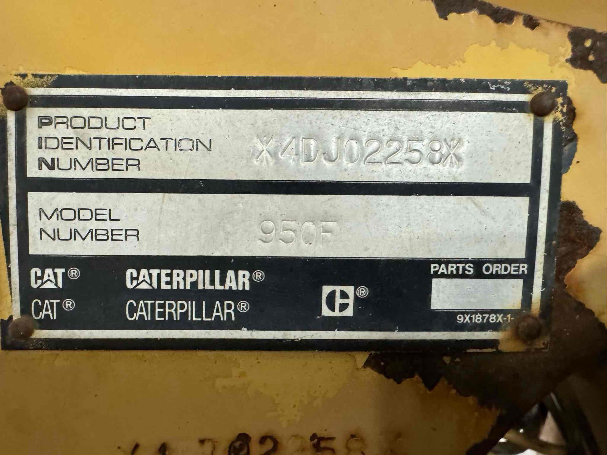 1993 Caterpillar 950F Wheel Loader