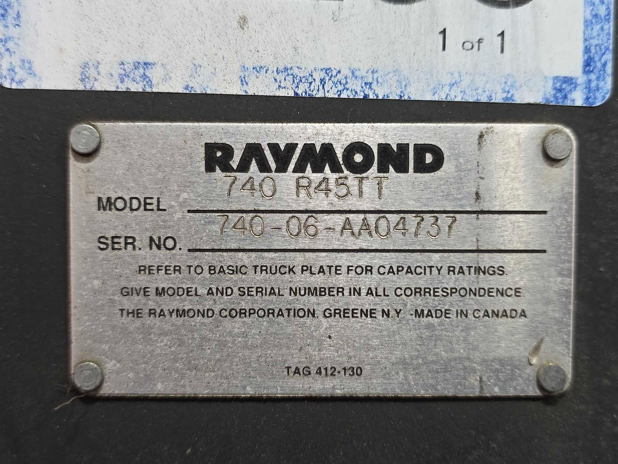 Raymond 740 R45TT Reach Electric Forklift