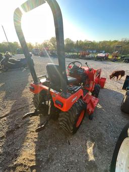 Kubota compact tractor with loader