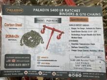PALADIN 5400lbs Ratchet Binders & G70 Chains