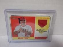 2018 TOPPS HERITAGE #CCR-MTR MIKE TROUT GAME USED JERSEY CARD