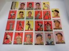 LOT OF 23 1958 TOPPS DETROIT TIGERS CARDS