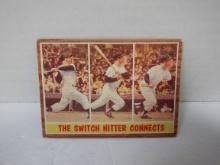 162 TOPPS THE SWITCH HITTER CONNECTS #318. MICKEY MANTLE
