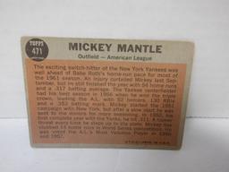 1962 TOPPS #471 MICKEY MANTLE LOW GRADDE