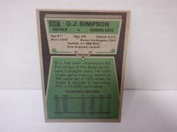 1975 TOPPS #500 O.J. SIMPSON