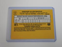 1987 DONRUSS BASEBALL GREG MADDUX RATED ROOKIE CARD CUBS RC