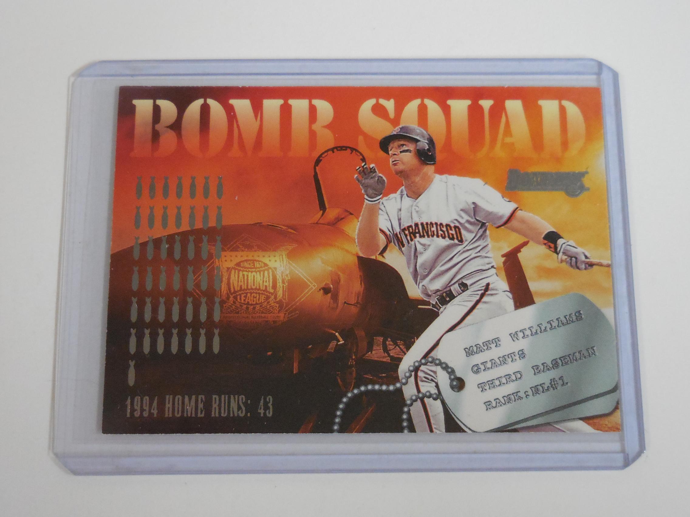1994 DONRUSS KEN GRIFFEY JR MATT WILLIAMS BOMB SQUAD INSERT CARD
