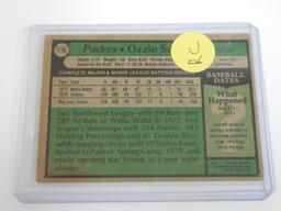 1979 TOPPS BASEBALL #116 OZZIE SMITH ROOKIE CARD HOF RC
