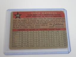 1958 TOPPS BASEBALL #480 EDDIE MATHEWS HIGH NUMBER ALL STAR