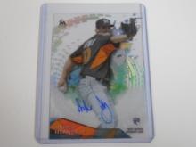 2014 TOPPS HIGH TEK ANDREW HEANEY AUTOGRAPHED ROOKIE CARD RC