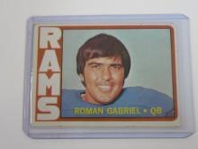 1972 TOPPS FOOTBALL #40 ROMAN GABRIEL LOS ANGELES RAMS