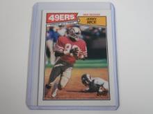 1987 TOPPS FOOTBALL #115 JERRY RICE SECOND YEAR CARD 49ERS