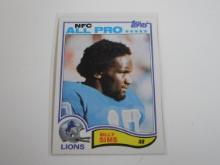 1982 TOPPS FOOTBALL BILLY SIMS DETROIT LIONS