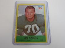 1967 PHILADELPHIA FOOTBALL #143 JIM SKAGGS EAGLES