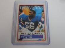 1983 TOPPS FOOTBALL LAWRENCE TAYLOR 2ND TOPPS CARD