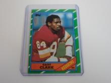 1986 TOPPS FOOTBALL GARY CLARK ROOKIE CARD REDSKINS RC