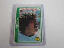 1978 TOPPS FOOTBALL RANDY CROSS ROOKIE CARD 49ERS RC