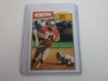 1987 TOPPS FOOTBALL JERRY RICE 2ND YEAR CARD 49ERS HOF