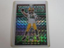 2022 PANINI MOSAIC AARON RODGERS TOUCHDOWN MASTERS GREEN MOSAIC PRIZM PACKERS
