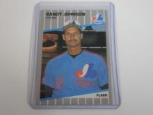 1989 FLEER BASEBALL RANDY JOHNSON ROOKIE CARD EXPOS RC HOF