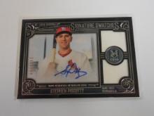 2016 TOPPS MUSEUM COLLECTION STEPHEN PISCOTTY AUTOGRAPHED JERSEY CARD