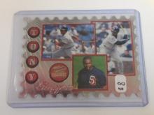 1998 PACIFIC PARAMOUNT TONY GWYNN SPECIAL DELIVERY RARE DIE CUT INSERT PADRES