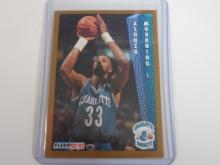 1992-93 FLEER BASKETBALL ALONZO MOURNING ROOKIE CARD HORNETS RC