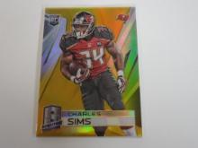 2014 PANINI SPECTRA CHARLES SIMS GOLD PRIZM ROOKIE CARD #D 24/25