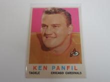 1959 TOPPS FOOTBALL #71 KEN PANFIL ROOKIE CARD VINTAGE