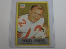 1967 PHILADELPHIA FOOTBALL #161 CHARLEY JOHNSON CARDINALS